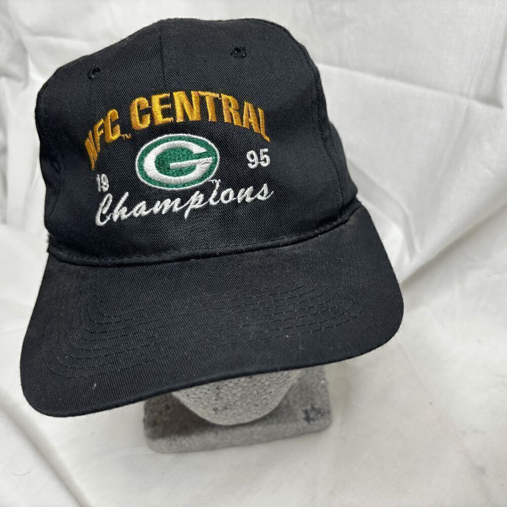 Green Bay Packers 1995 NFC Central‎ Champions Hat/Cap NWOT New Condition!